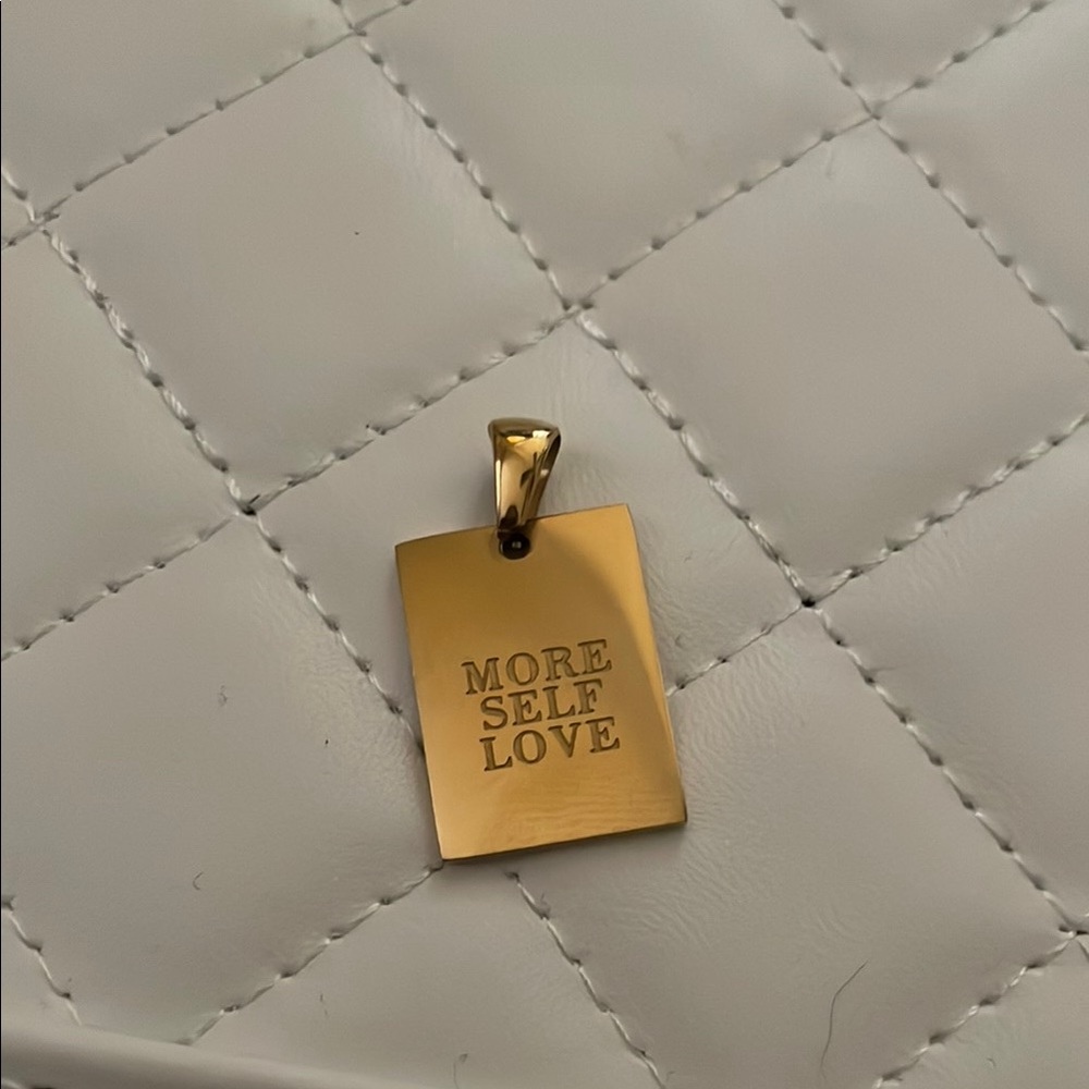 Gold Pendant with Engraving